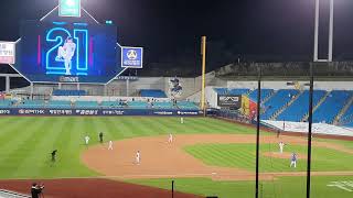 20201014 삼성 VS SK 오승환 등장