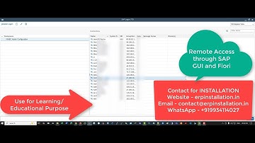 How to setup SAP Remote Access Server. Access through SAP GUI and Fiori. WhatsApp - +919934114027.