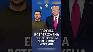 🇪🇺 Европа встревожена после встречи Зеленского и Трампа 🤨
