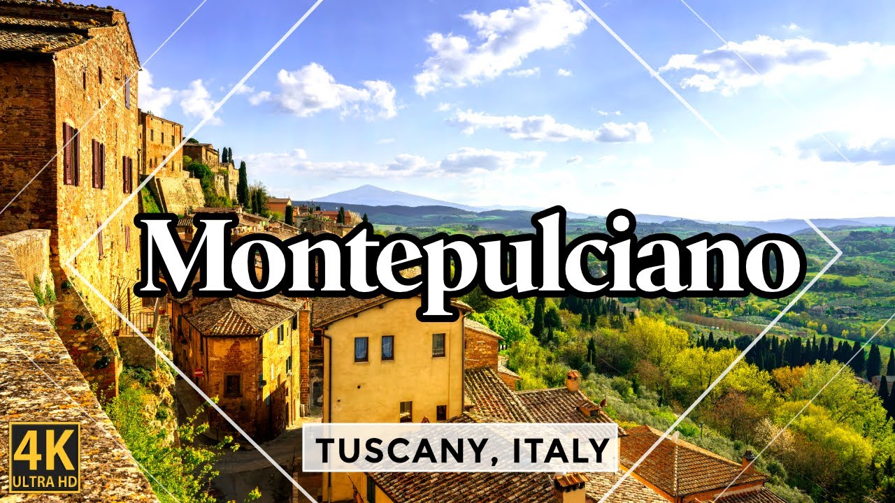 Montepulciano - Most Beautiful Towns of Tuscany, Italy