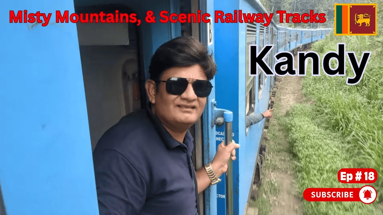 🚂 Train Journey Through Kandy, Sri Lanka | Scenic Views & Travel Vlog