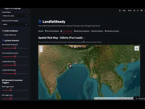 \LandfallReady: Act Before Landfall | Cyclone Impact Forecaster | Build with AI Code for Communities