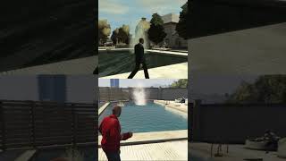 Testing Water Explosions in GTA 4 vs GTA 5#gta4 #gta5 #waterphysics #gamephysics #experiment