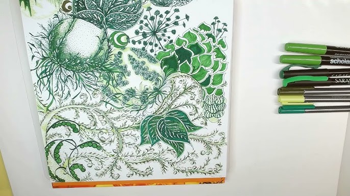 Desenho de Vegetação (Tree Sketch Time-Lapse) by Talles S. Mattos 
