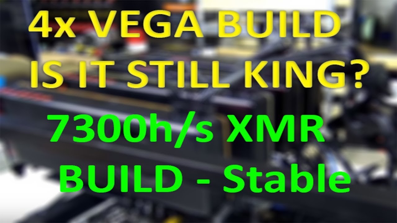 VLOG #81 Radeon RX Vega 56 and 64 still the best on Cryptonight? 4x RV Vega 56/64 Mining build