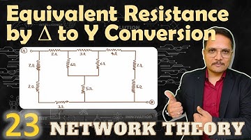 Equivalent Resistance with Delta to Star Conversion: Detailed Example and Solution 3