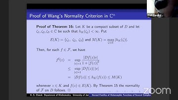 Prof K S Charak, University of Jammu, Jammu