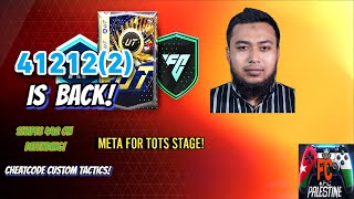 Famous EAFC 24 412122 CHEATCODE CUSTOM TACTICS Profile