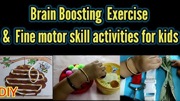 Brain Boosting Activities for kids | Fine Motor skill Developing | DIY | Fun and Learn at Home.