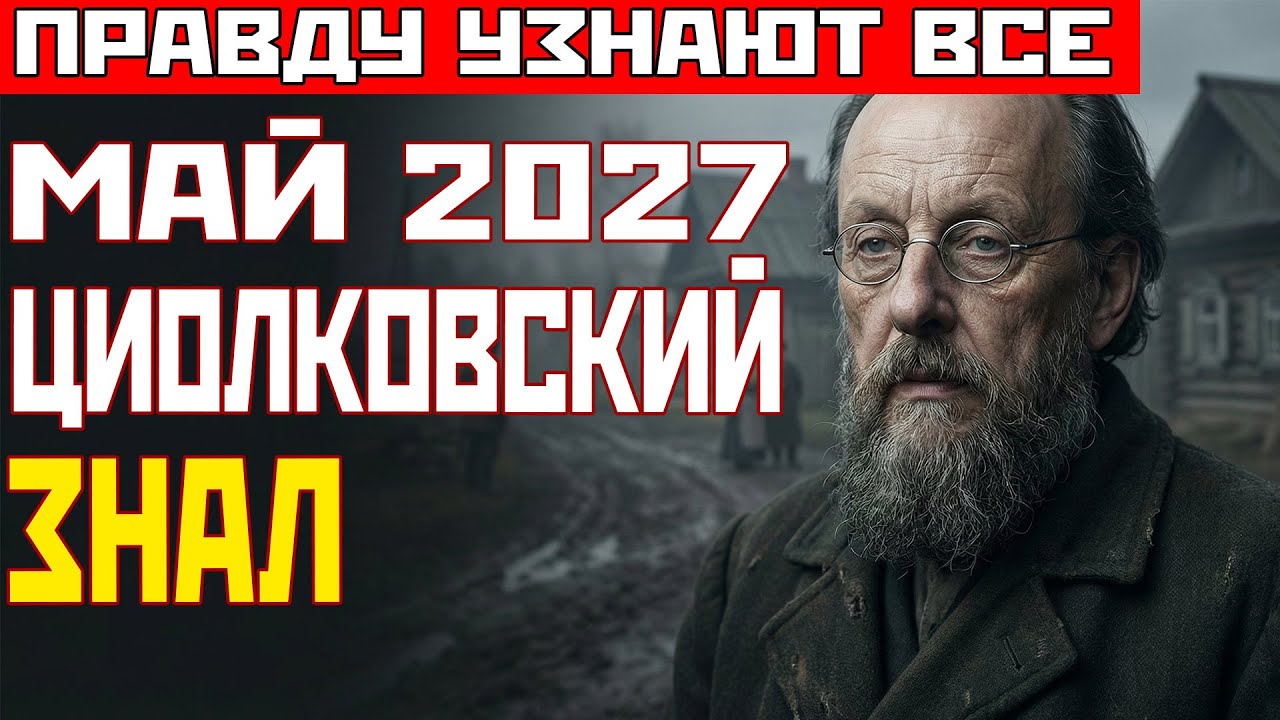 ЦИОЛКОВСКИЙ СКРЫЛ РАСЧЁТ: ПОЧЕМУ В 2027 ГОДУ ПРАВДУ УВИДЯТ ВСЕ?