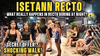 Unexpected! 🔥😱 Encounters Isetann Recto Night Walk Philippines 🇵🇭 Hidden Side of Manila [4K]