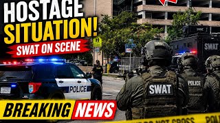 🚨 BREAKING NEWS: SWAT Responds to Barricaded Suspect Inside Bank | Live Scene