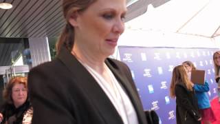 Amy Morton signing autographs at Bluebird screening Wealth