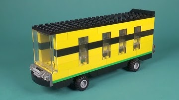 Lego Bus (005) Building Instructions - LEGO Classic How To Build - DIY