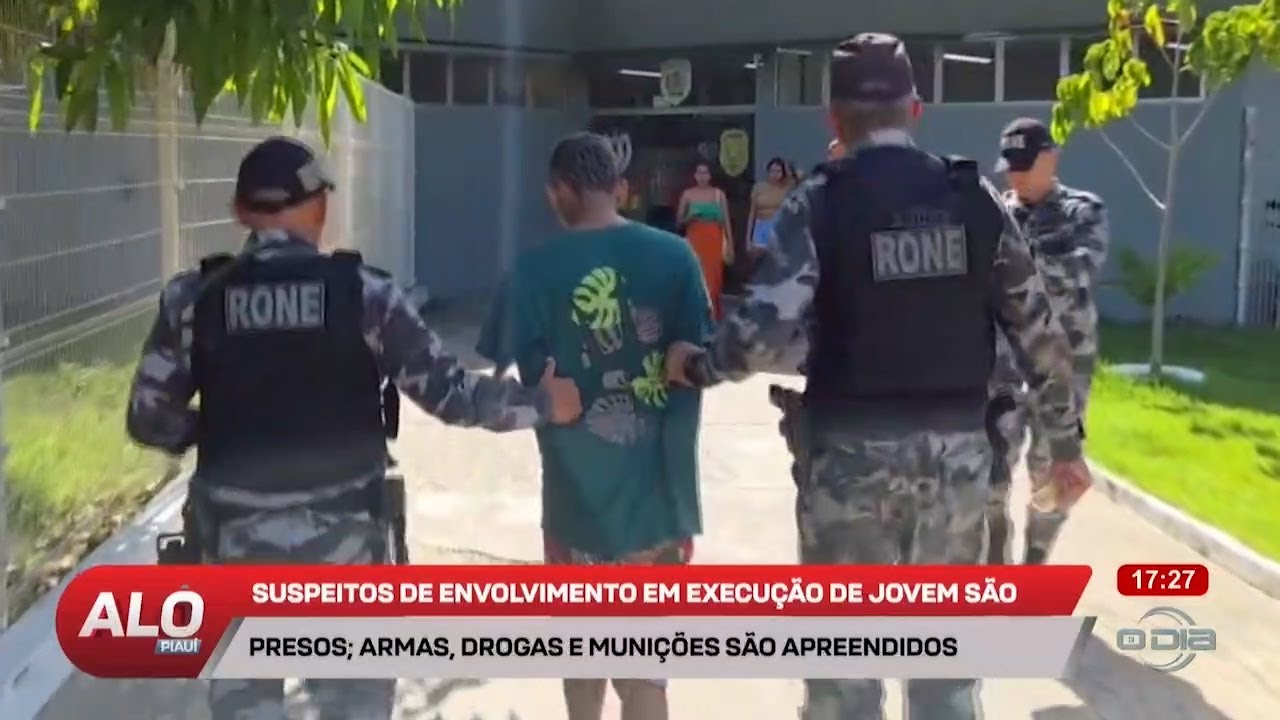 Envolvidos em execução são presos e com eles são apreendidas armas ...
