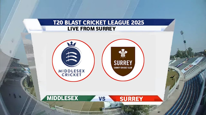 🔴 Live: Middlesex vs Surrey | 114th Match – Vitality T20 Blast 2025 | Score & Highlights