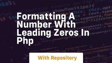 formatting a number with leading zeros in php