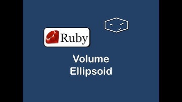 volume of ellipsoid in ruby