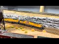 Union Pacific and Santa Fe Railroad Layout Update July 2023