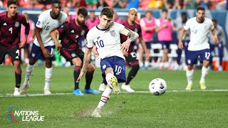 Christian Pulisic Goal | USA vs Mexico | Concacaf Nations League Final | CBS Sports Golazo