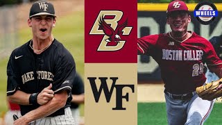 #19 Boston College vs #2 Wake Forest Highlights (Game 3) | 2023 College Baseball Highlights