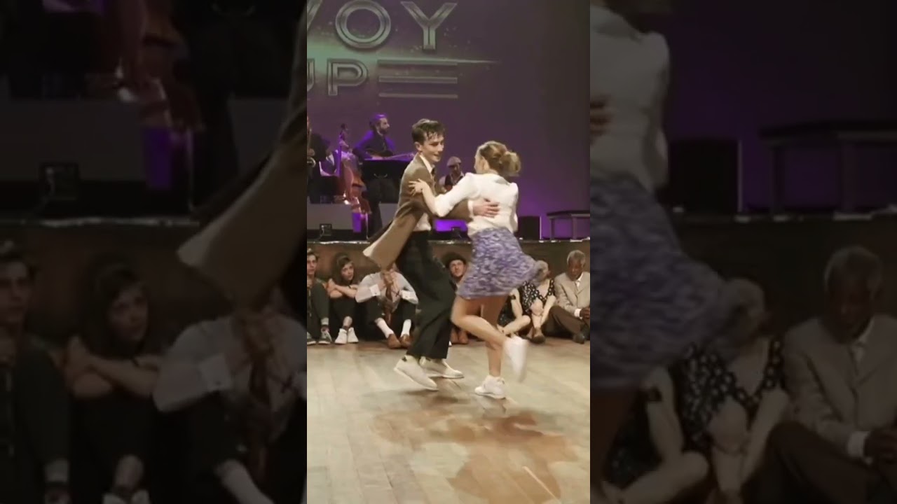 Simon & Ariadna at the Lindy champions cup 2022 #dance #shorts #lindyhop #swingdance