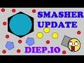 Smasher  mega smasher update diepio  2 new tanks  epic gameplay  diepio