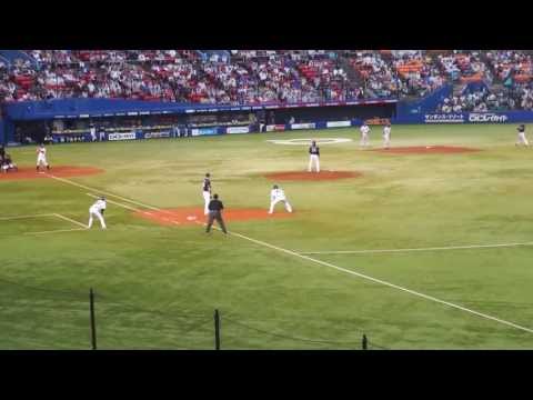 2013.6.15 ロッテ対中日 ３回戦　川本タイムリー