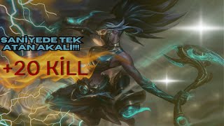 ÜSTÜN BİRLİK AKALİ GAMEPLAY!!!!! KARŞIMIZDA DURAMADILAR |WİLD RİFT| 100 ABONEDE KOSTÜM ÇEKİLİŞİ 🎁🎊