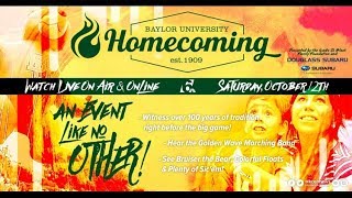 Bands, balloons, floats and fun! It's the 110th Baylor Homecoming Parade