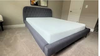 CB2 Seraphina Grey Queen Bed
