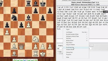 ChessBase Light 2009 - additional display options in the Engine Analysis pane