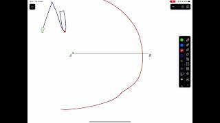 Maths Mathematics Math GCSE IGCSE Constructing a Perpendicular Bisector Construct