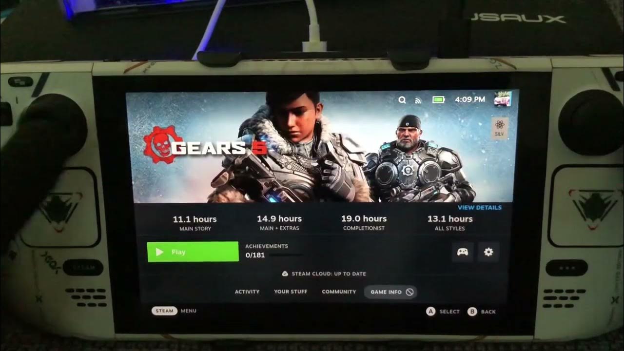 Fix EasyAnticheat GEARS OF WAR 5 Steam Deck Steam OS YouTube