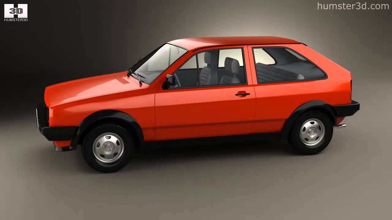 Volkswagen Polo coupe 1990 by 3D model store Humster3D.com - YouTube