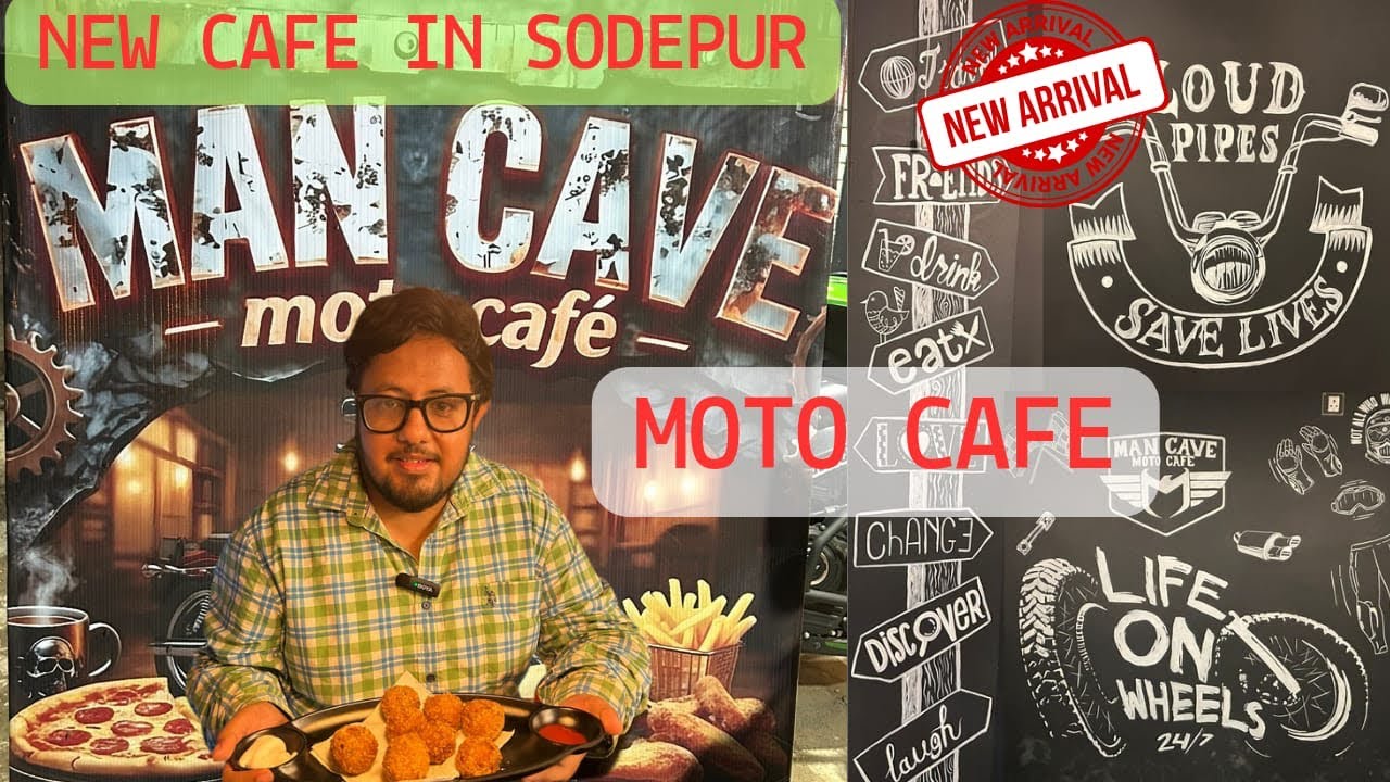 Mancave Moto Cafe | New Cafe In Sodepur | Menu Starts At ₹10