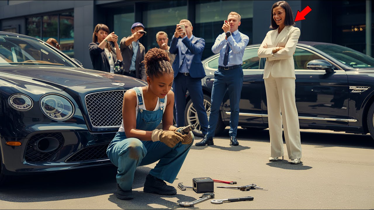 Millionaire CEO Laughs at Black Street Mechanic’s Engine Fix. Next Day, a Ferrari Calls Her a Genius