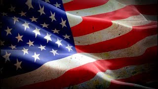Grunge waving flag. National 3d American flag waving. Sign of USA. Grunge flag Full HD