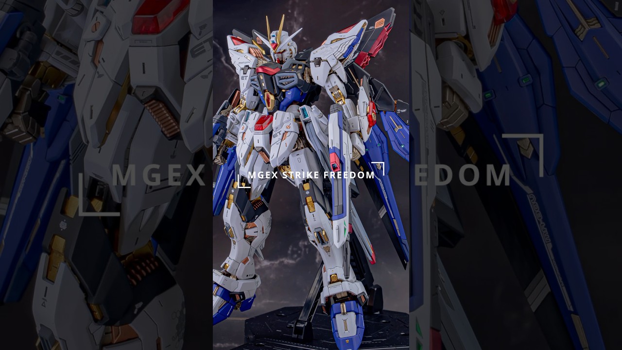 mgex ストライクフリーダムガンダム　マイティーストライクフリーダムガンダム MGEXストライクフリーダム作ってみた#gunpla #gundam #ガンダム