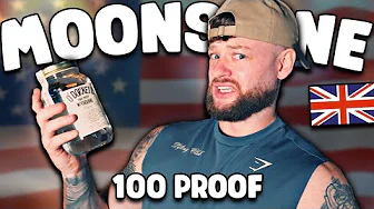 British Guy tries 100 PROOF MOONSHINE for the FIRST TIME!