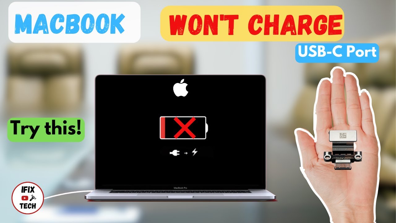 How to Troubleshoot a Not CHARGING MacBook - USB C Port
