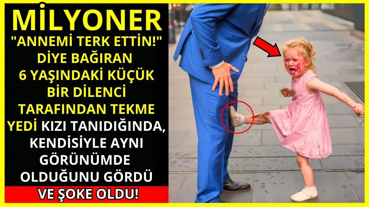 Milyoner, 'Annemi terk ettin!' diye bağıran 6 yaşındaki küçük bir dilenci tarafından tekmeleniyor!
