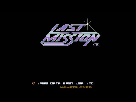 Last Mission 1986 Data East Mame Retro Arcade Games