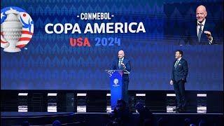 I was happy to attend the official draw of CONMEBOL Copa América 2024 in 🇺🇸 Miami