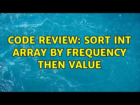 Code Review: Sort