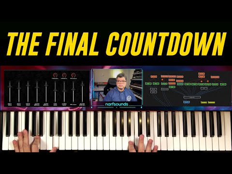 The Final Countdown Europe | 80s Synth Keyboard Sounds | Gig Performer Arturia V-Collection X