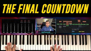 The Final Countdown Europe 80S Synth Keyboard Sounds Gig Performer Arturia V-Collection X