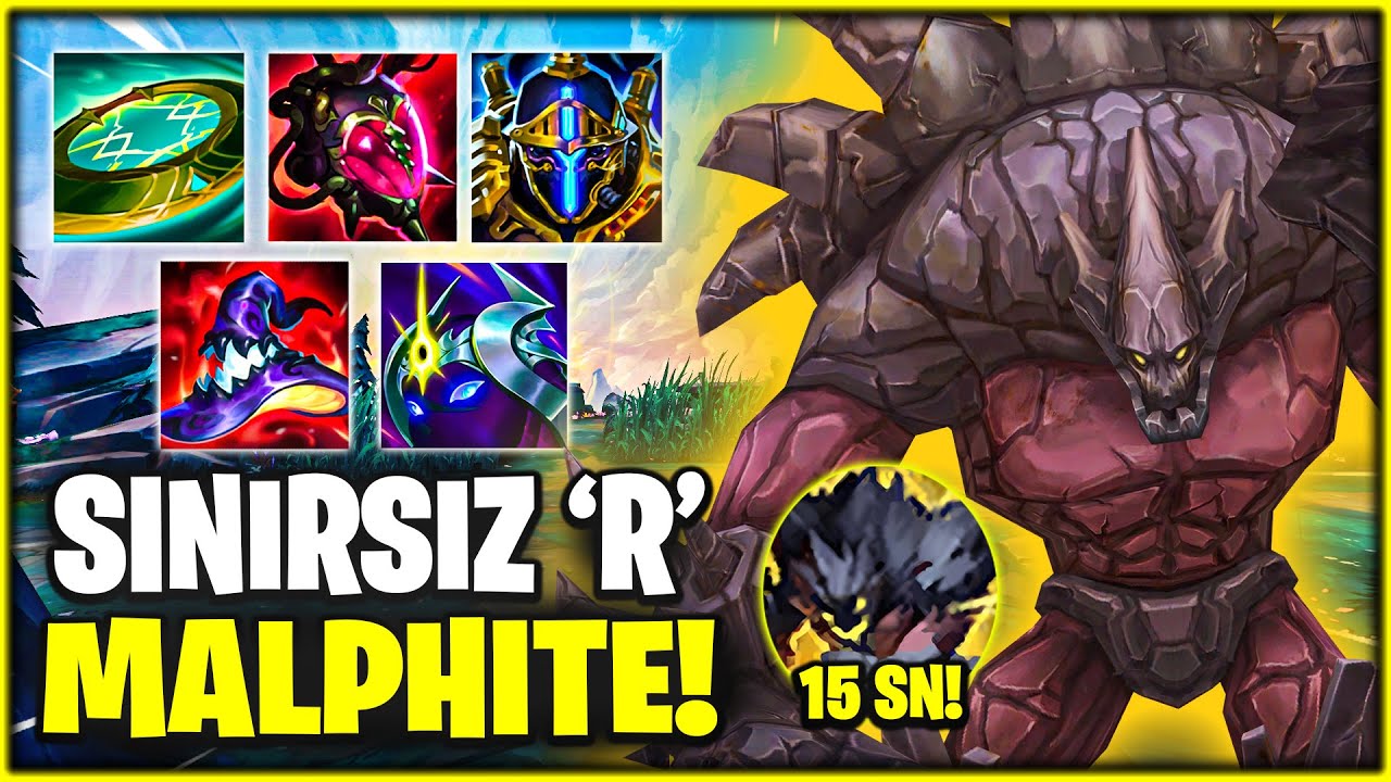 AŞIRI ŞEYTANİ, YASAKLI MALPHİTE BUİLDİ...(ULTİ 15 SANİYE)