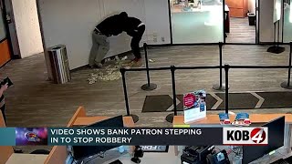 Good Samaritan takes down bank robber