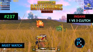 PUBG MOBILE | INSANE 1 VS 3 CLUTCH DUO VS SQUAD SITUATION CHICKEN DINNER